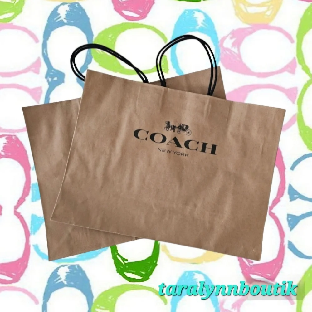 2 x Coach Gift bags